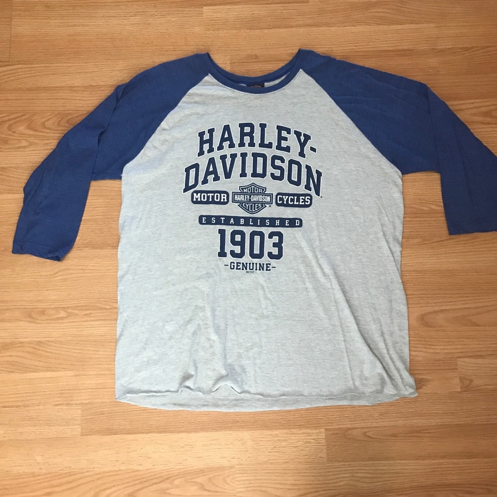Harley Davidson 3/4 sleeve T-shirt